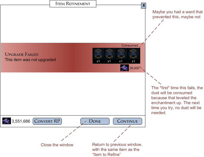 FInal wireframe 5: Unsuccessful result